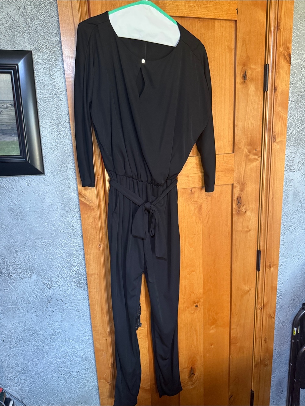 Ralph Lauren Classic Black Jumpsuit with Tie Waist